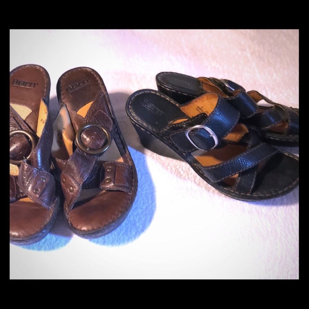 Born wedge sandals